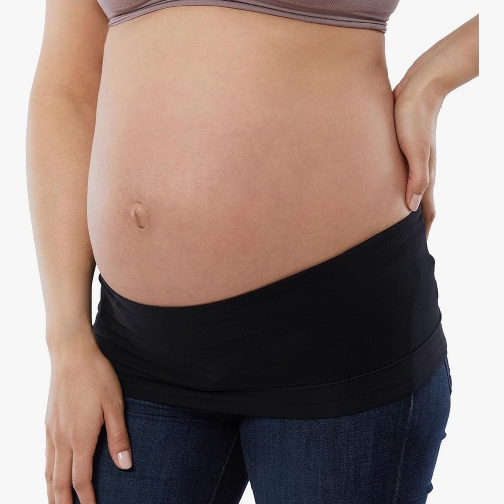 Ingrid and Isabel Black Maternity BellaBand